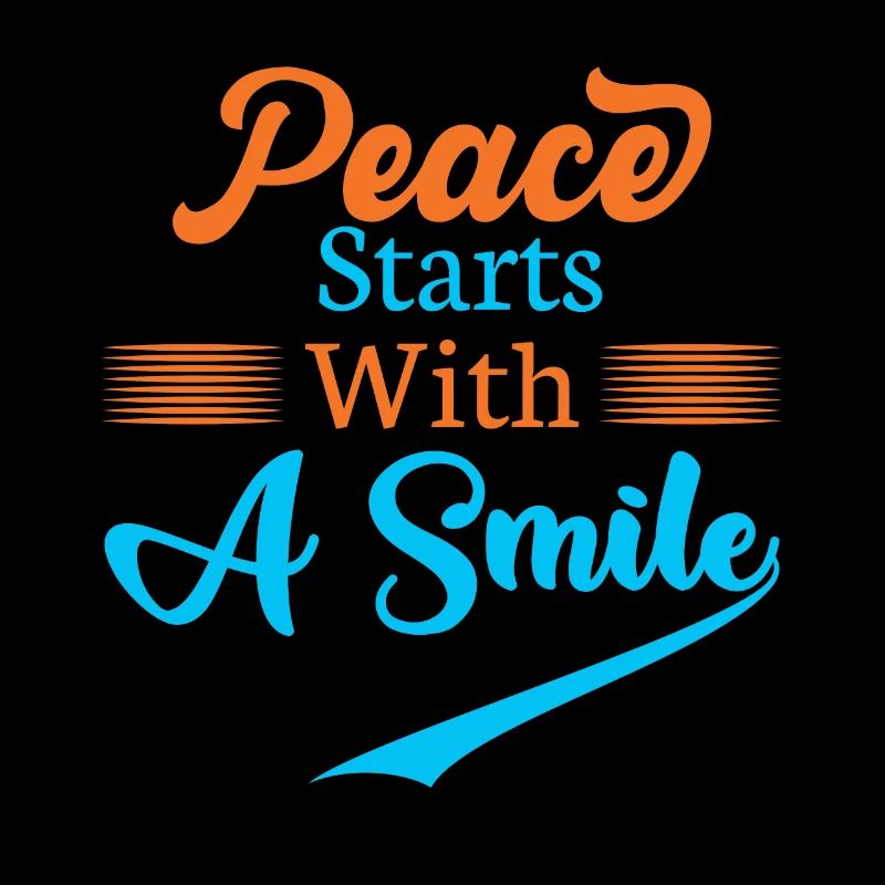 Frieden beginnt mit einem lächeln - Statement