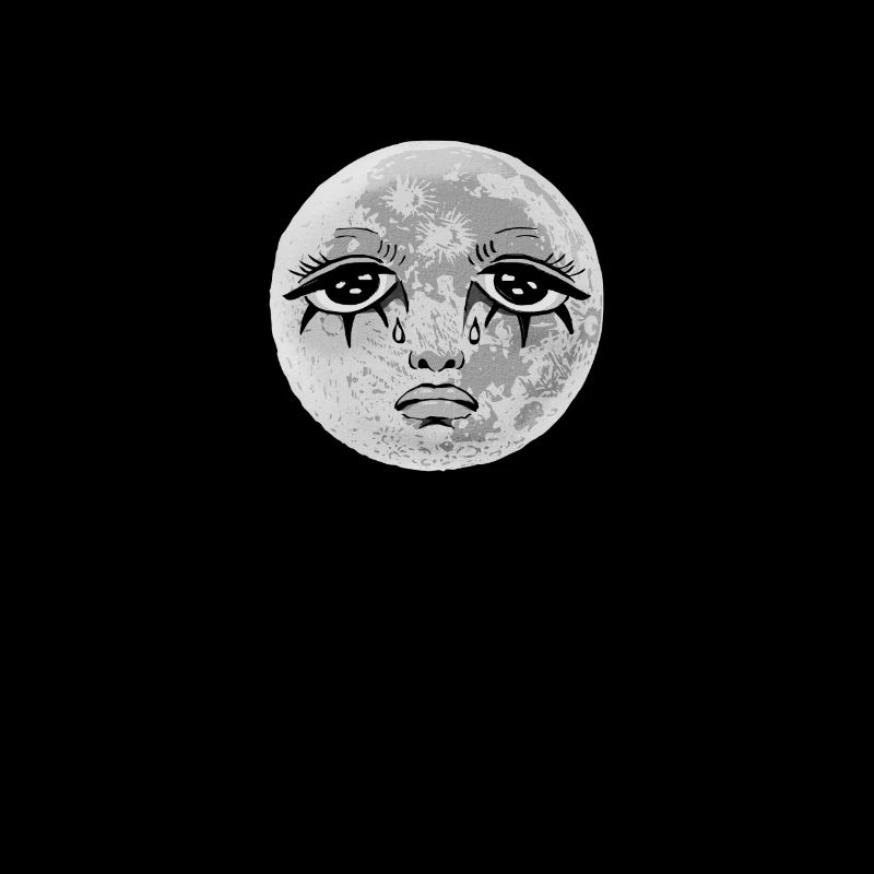 Whimsigoth Celestial Soft Grunge Sad White Moon