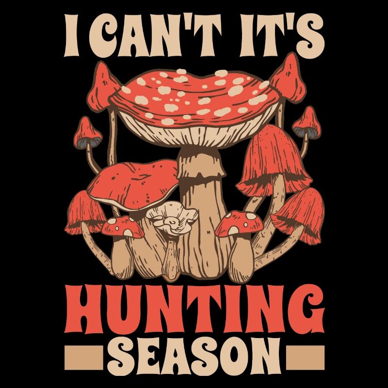 Chasseur de champignons chasse aux champignons