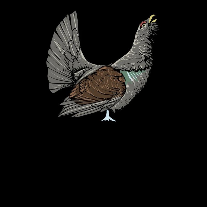 Capercaillie I Chicken bird capercaillie motif for hunter