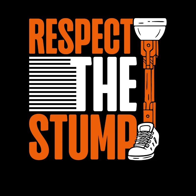 Prosthetic leg Respect The Stump