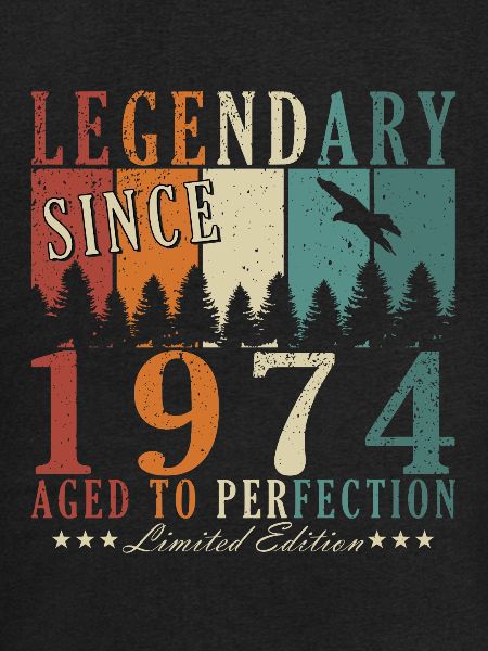 49th Birthday Man Born 1974 Legend