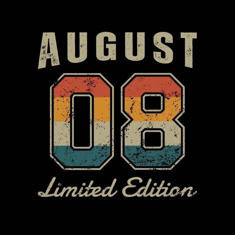 Date de naissance: Août 2008 - Limited Edition Retro