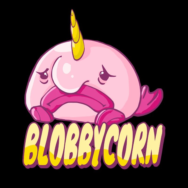 Costume de Blobfish - Visage de poisson Blob laid -