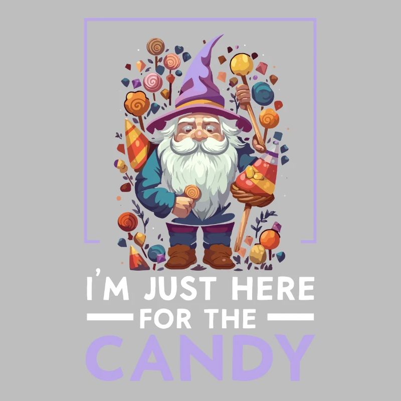 Gartenzwerg Halloween Süßes oder Saures Gärtner