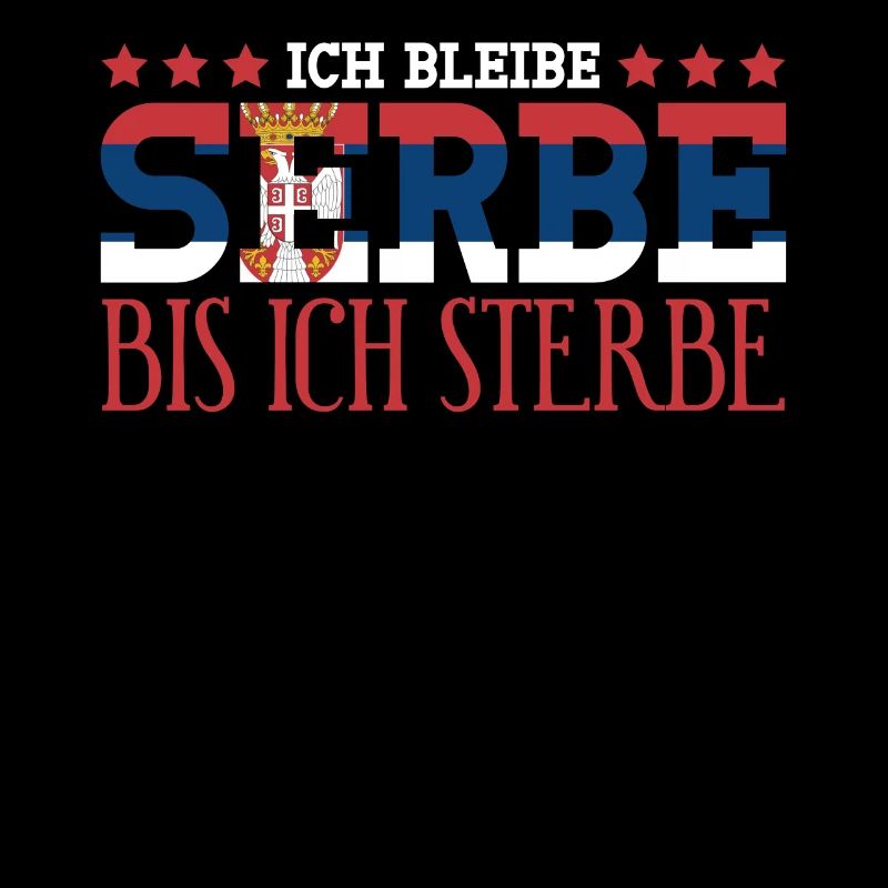 Serbe serbische Flagge Serbien