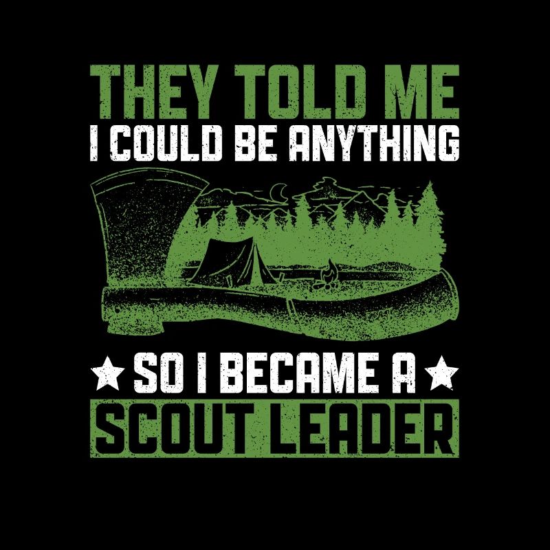 Cub Scout Design Für Einen Pfadfinderführer
