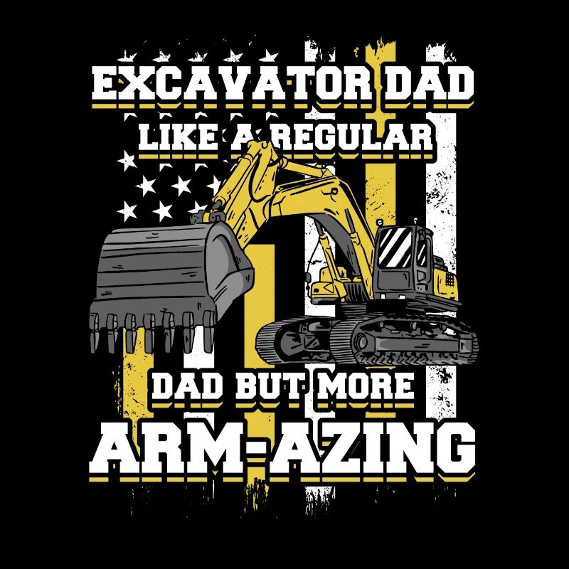 Excavator Dad Seilbagger Raupenbagger Excavator