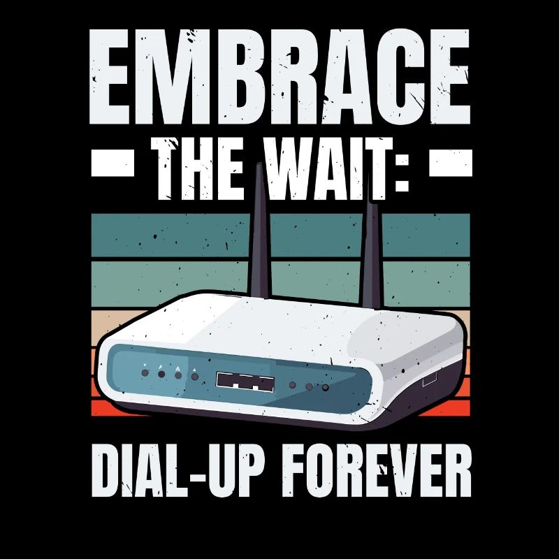 DFÜ-Internetverbindung 90er Computerwitze