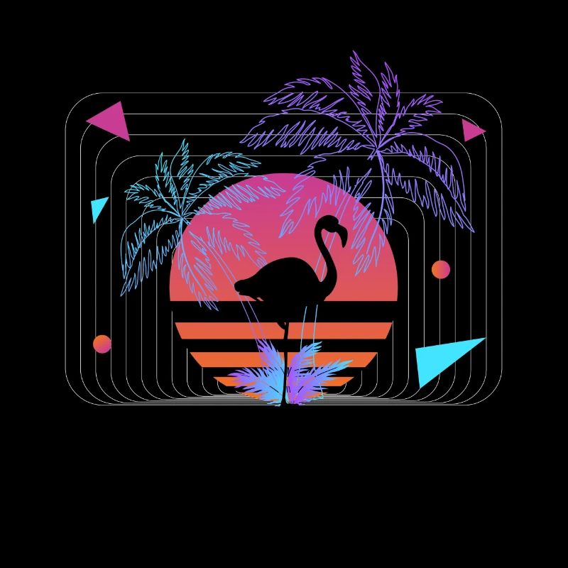 Flamingo Retrowave Synthesizer Retro
