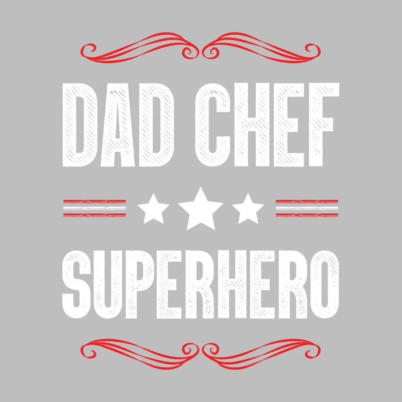 Dad Chef Superheld Papa