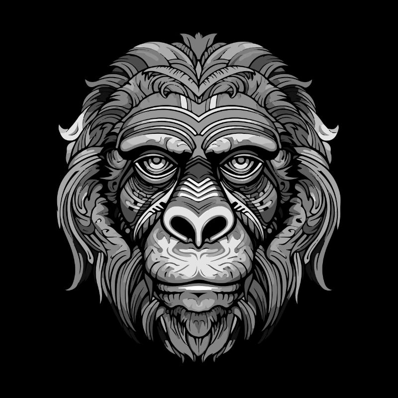 Portrait de gorille