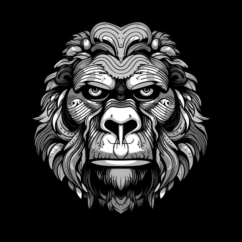 Portrait de gorille