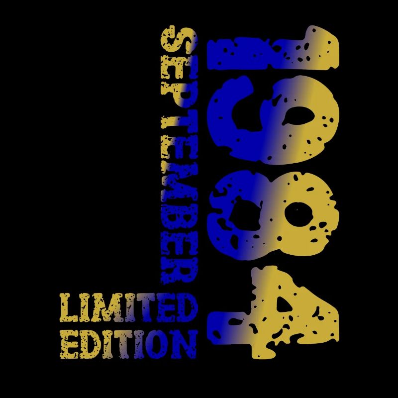 1984 Septembre Edition Limitée 39th Birthday Deco