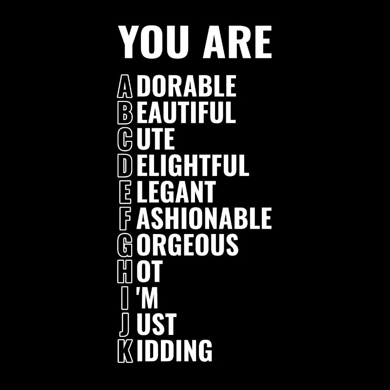 Vous êtes abcdefghijk - Alphabet