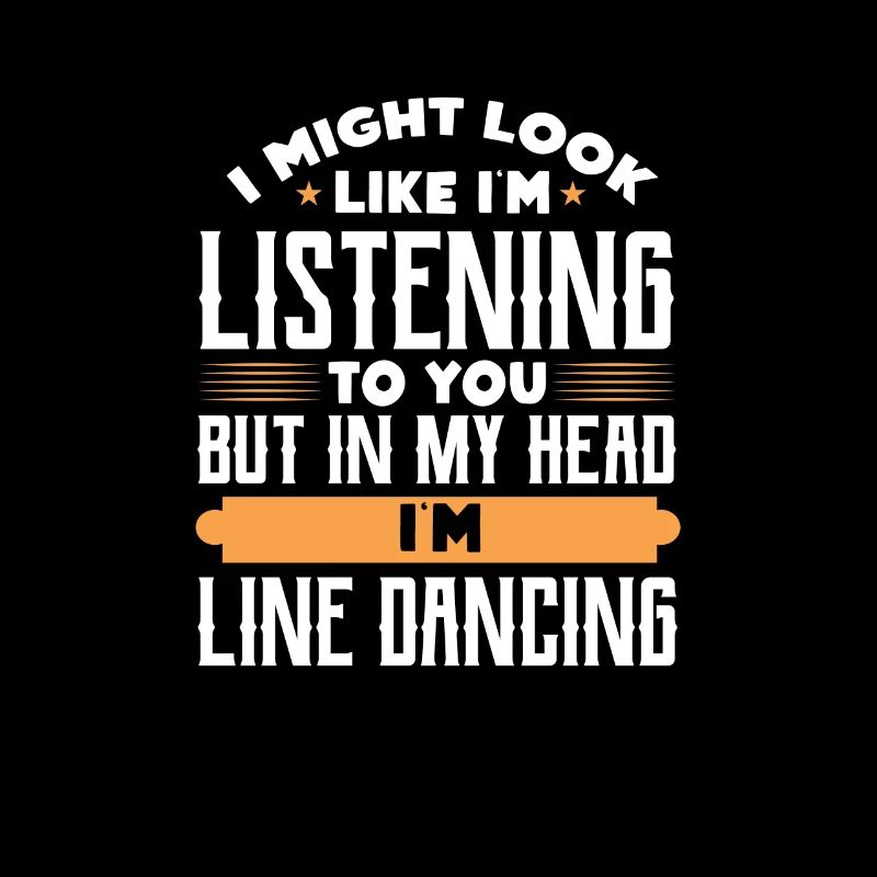 Linedance Country Line Dancer Linedancing Geschenk