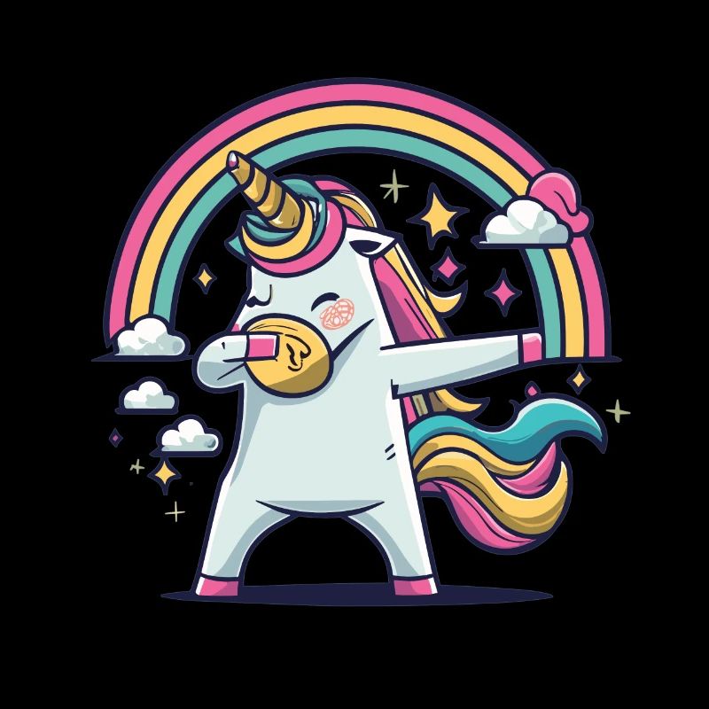 Dabbing Unicorn Unicorn Dab Dabbing Trend Dance
