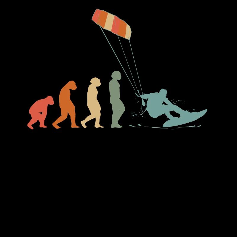 Kitesurf Kiteboard Kitesurfen Vintage Evolution