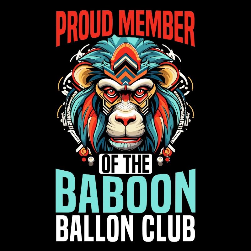Baboon Monkey Lover Wildlife Animal Zookeeper