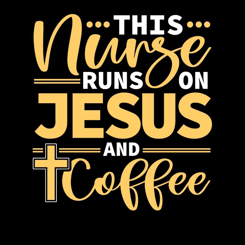 Christliche Krankenschwester RN Kaffeepflege Christentum