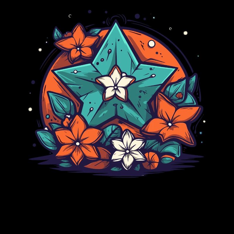 Étoiles et fleurs