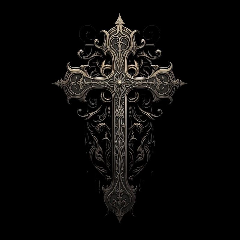 Gothic Cross Goths Design Victorian