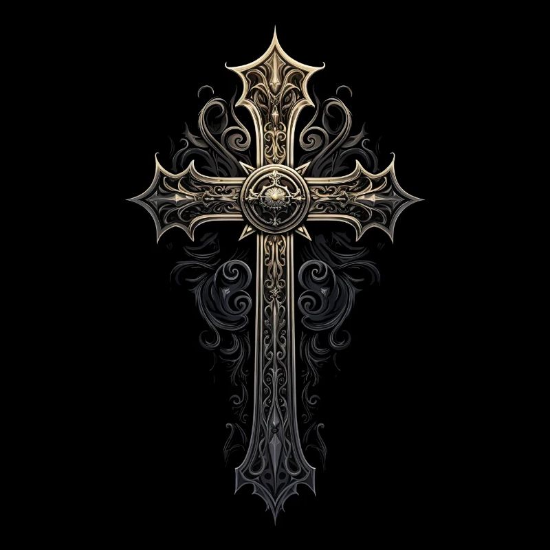 Gothic Cross Goths Design Victorian