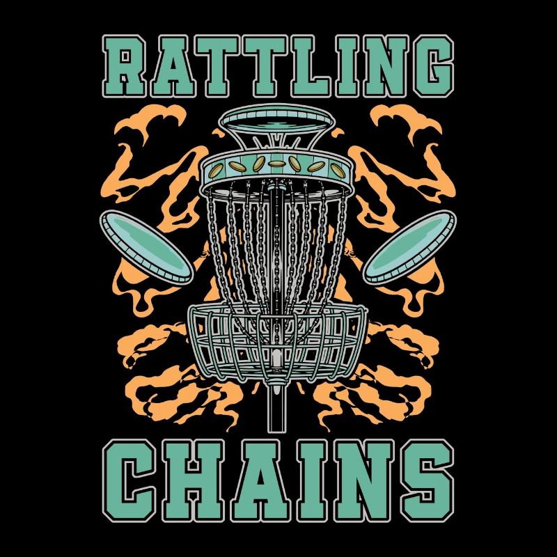 Disc Golf Rattling Chains Ultimate Frisbee Golfer