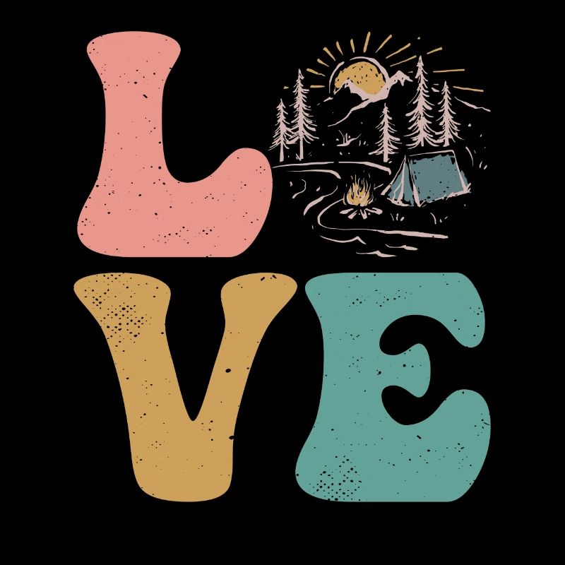 Camper Camp Camping LOVE