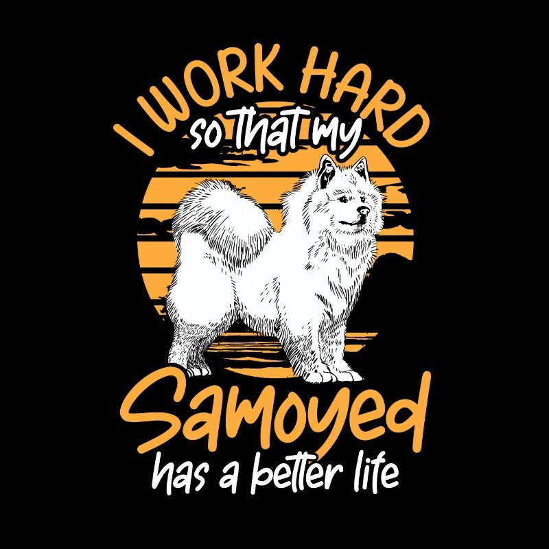 Travailler pour mon Samoyède Samoyède Samoyède Spitz