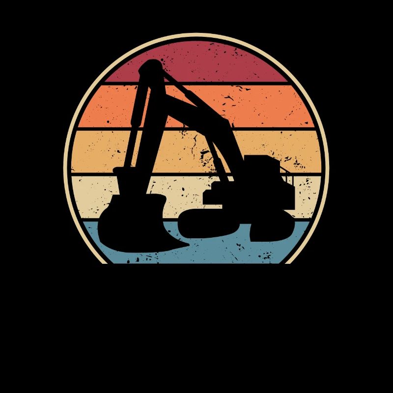 Retro Raupenbagger Excavator Seilbagger