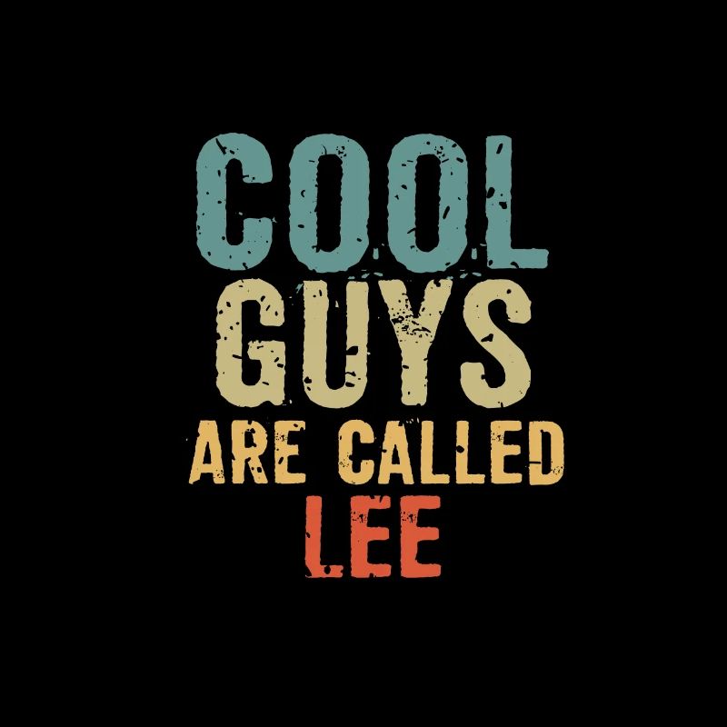 Les mecs cool s’appellent lee