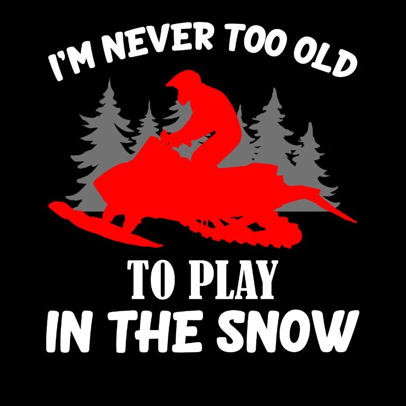 Snowmobile Funny Snowmobiling Snow Winter