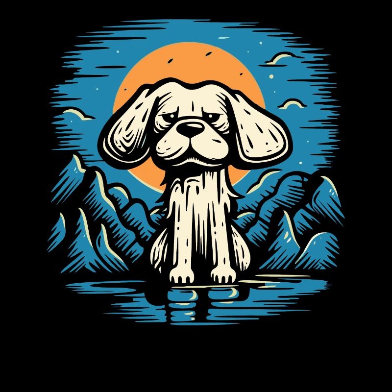 Petit chien triste