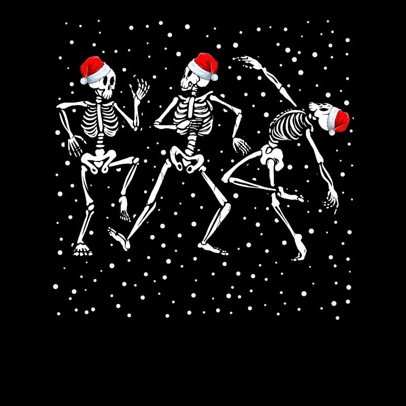 Skeleton Christmas Dancing Funny