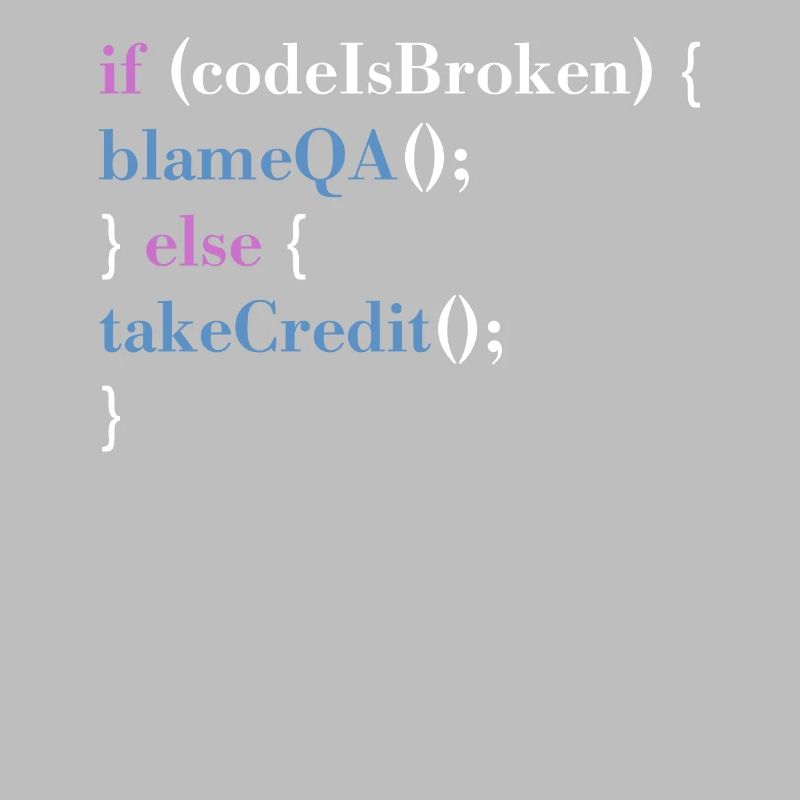 Programmer QA Saying Computer Programming