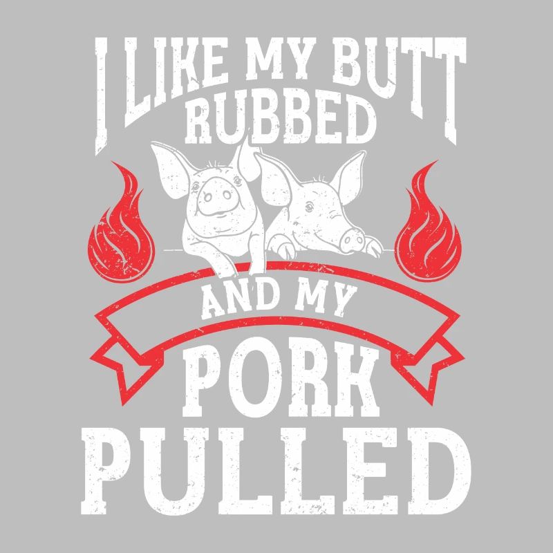 BBQ Pulled Pork Schwein Grill