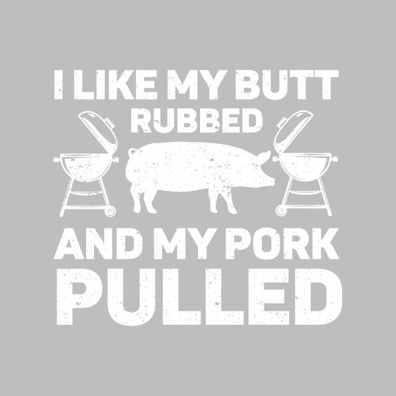 BBQ Pulled Pork Schwein Grill