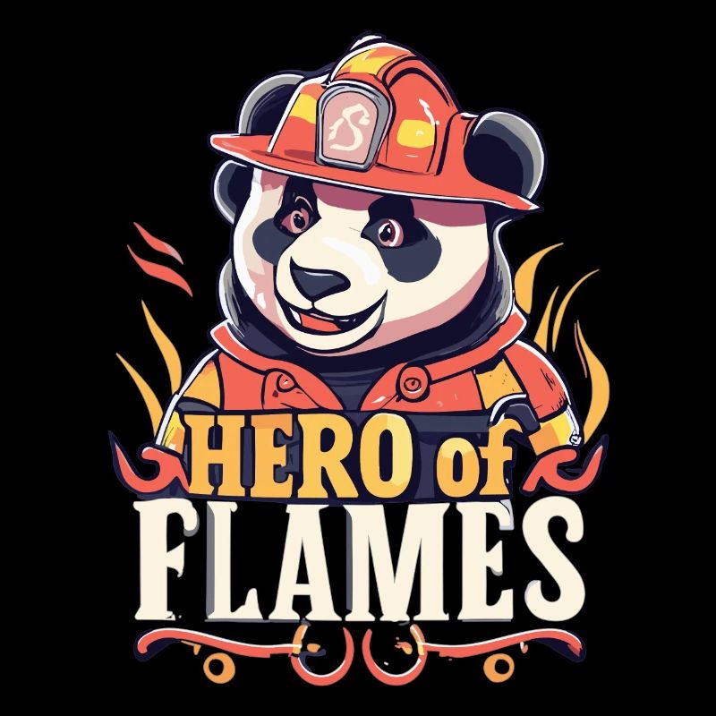 Honorez les héros : Panda géant en tant que pompier