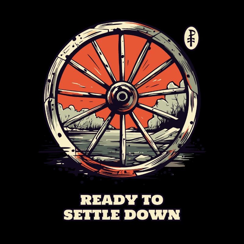 Ready to settle down: Settlers' Wagon Wheel