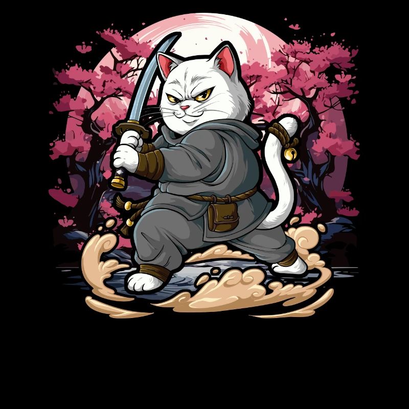 Chat samouraï