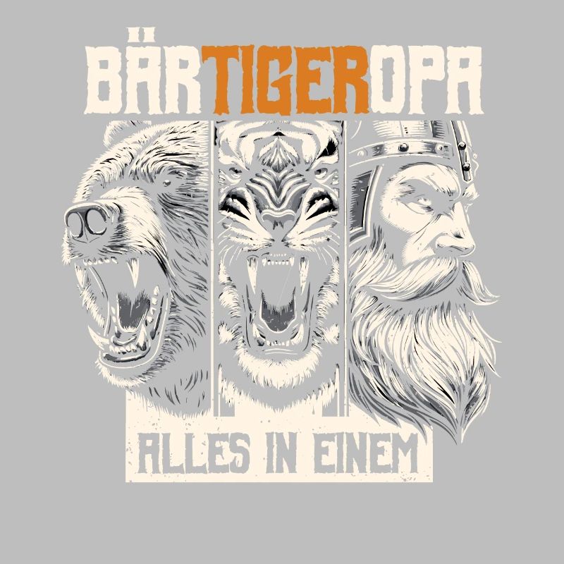 BärtigerOpa Bär Tiger Opa Geschenk Bart Bartträger