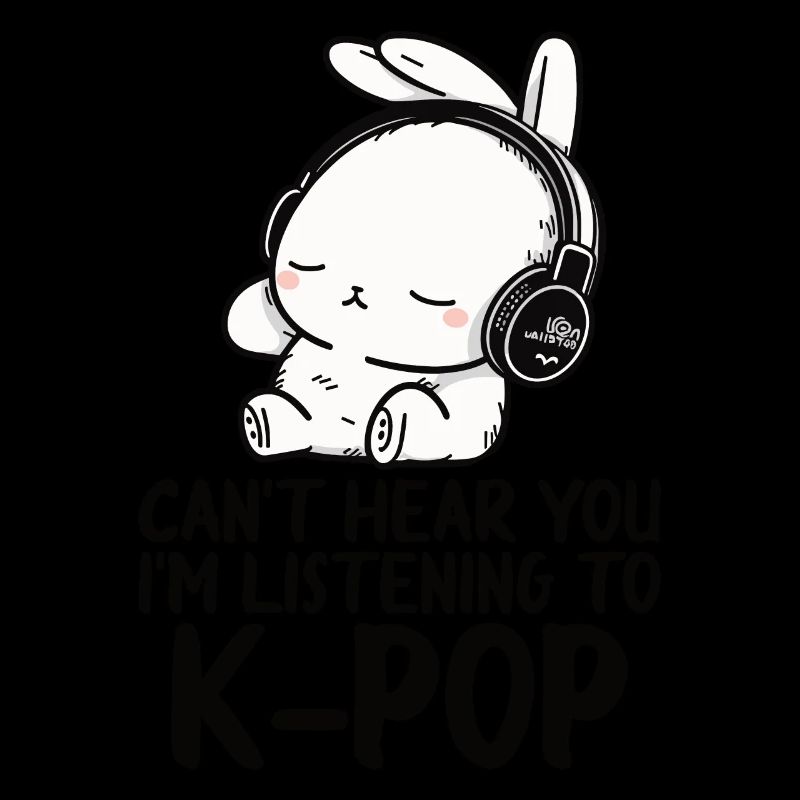 Je ne t’entends pas, j’écoute Kpop Rabbit K-pop