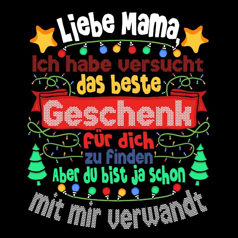 Weihnachts Weihnachten Liebe Mama Mutter Lustig