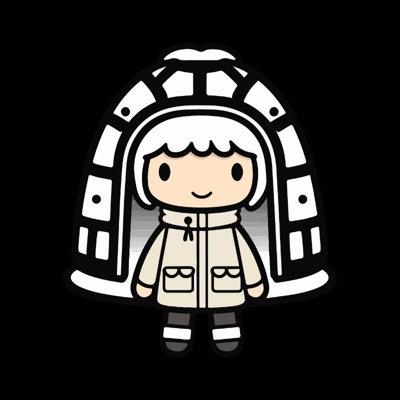 Hiver Eskimo Igloo Mignon