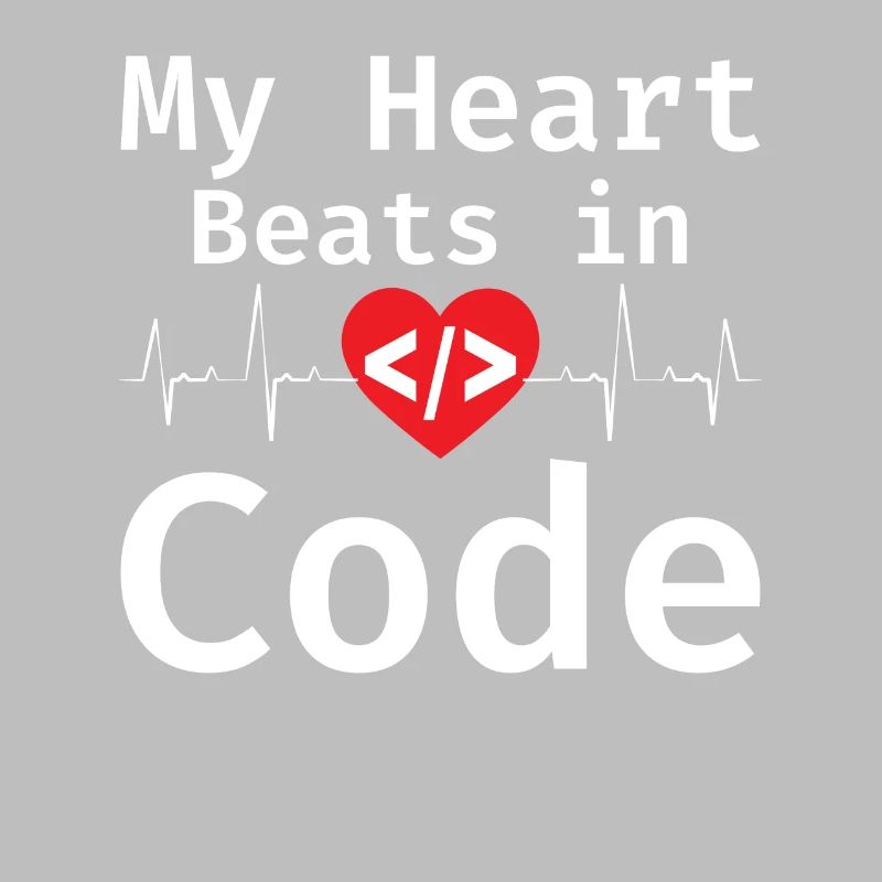 My Heart Beats In Code Programmer Humor Programmin