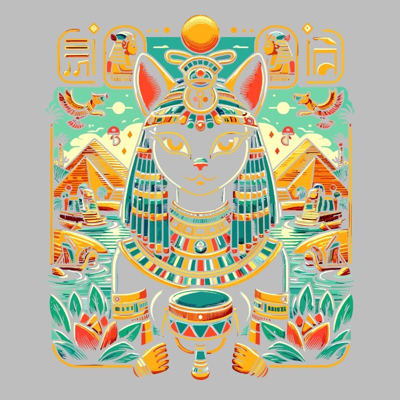Bastet Déesse égyptienne Égypte Pyramide Égypte