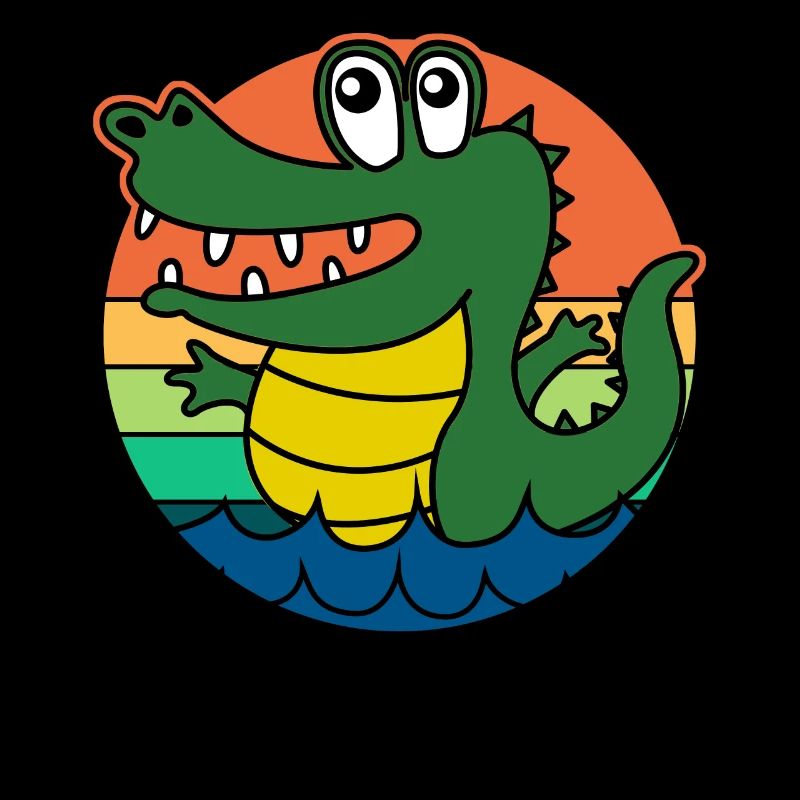Alligators Retro Alligator