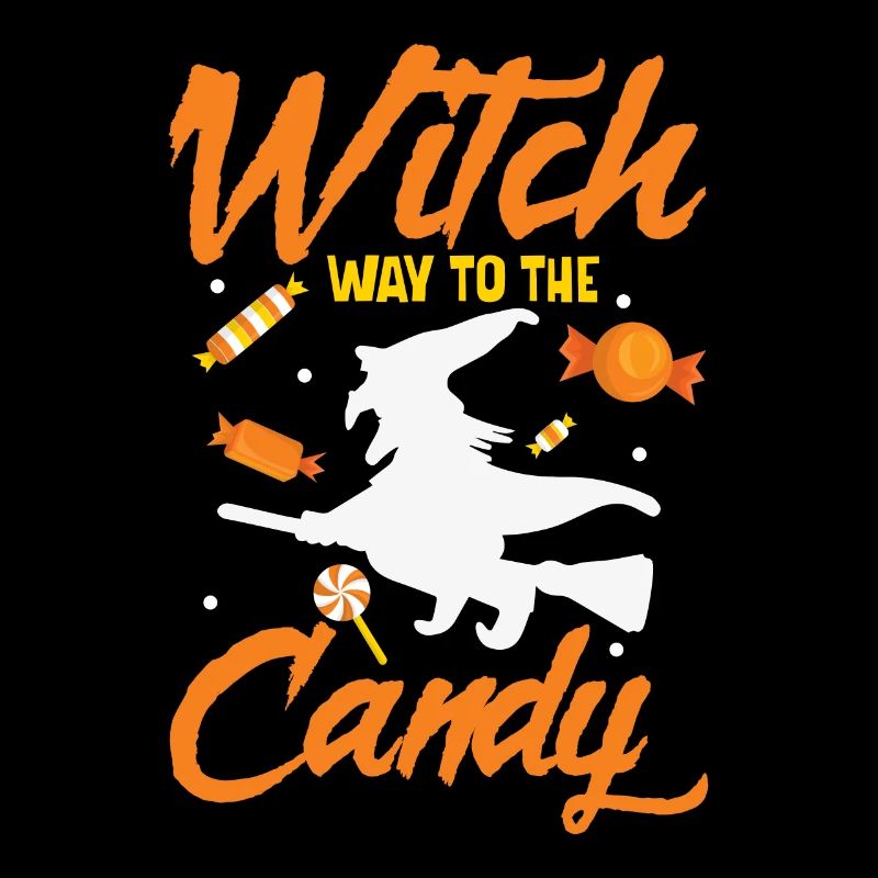 Witch Way To The Candy Spooky Candy Corn Halloween