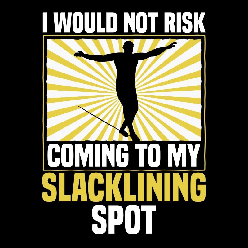 Je ne prendrais pas le risque de venir à mon spot de slackline